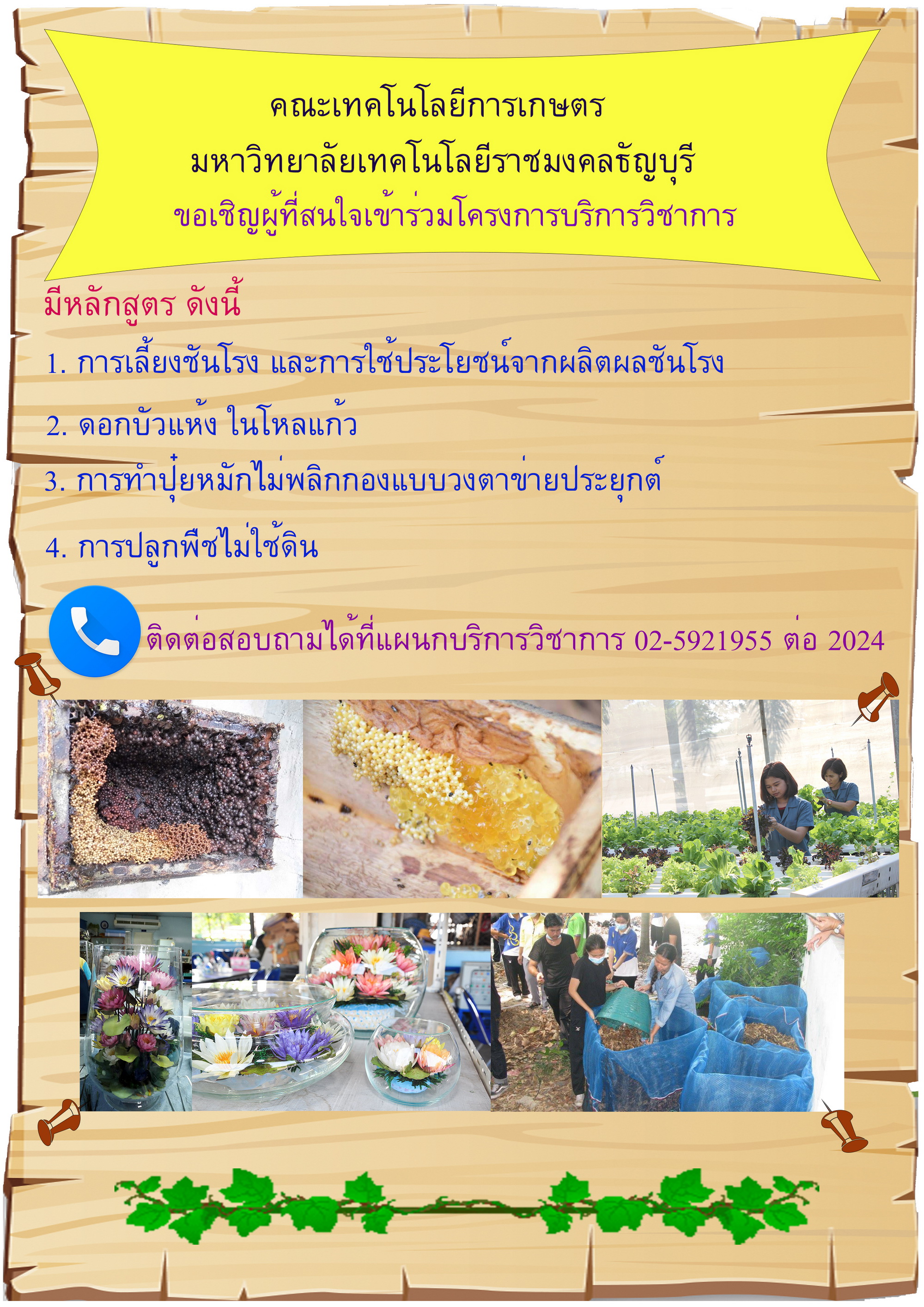 บริการวิชาการ