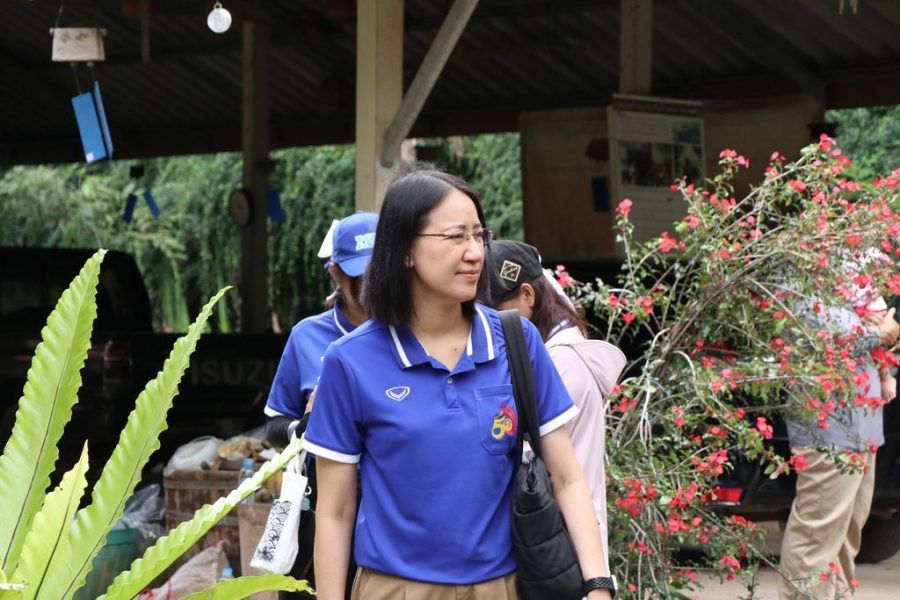 ท่านคณบดีคณะเทคโนโลยีการเกษตรเข้าร่วมโครงการในครั้งนี้ด้วย