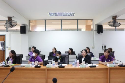 คณาจารย์ และบุคลากรสาขาการผลิตพืชร่วมเข้ารับการตรวจประเมินหลักสูตร