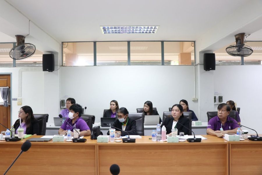 คณาจารย์ และบุคลากรสาขาการผลิตพืชร่วมเข้ารับการตรวจประเมินหลักสูตร