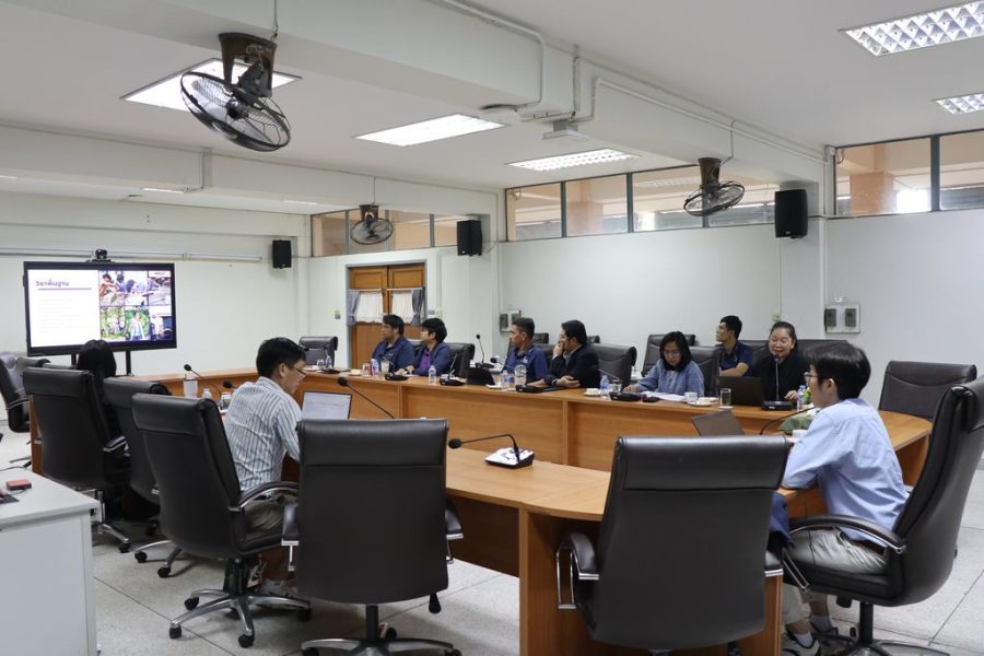 คณาจารย์ และบุคลากรสาขาเทคโนโลยีภูมิทัศน์ร่วมเข้ารับการตรวจประเมินหลักสูตร