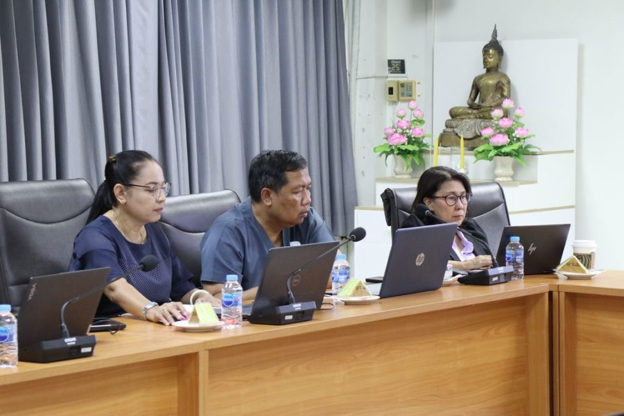ประธานหลักสูตรประมงและหลักสูตรการพยาบาลสัตว์เข้าร่วมประชุมในครั้งนี้