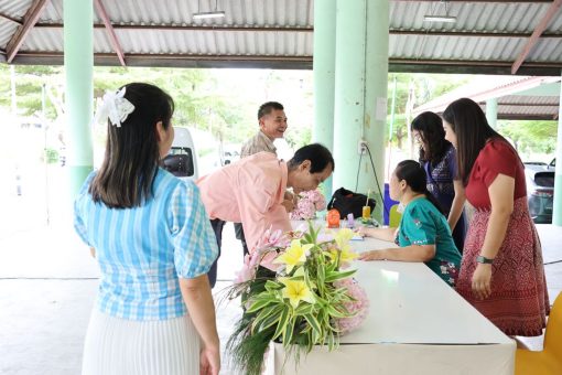 ภาพบรรยากาศลงทะเบียนเข้างาน