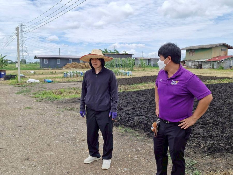 พูดคุยกับเจ้าของบริษัท เส้าหลิน ฟาร์ม จำกัด เพื่อหารือเกี่ยวกับการจัดภูมิทัศน์