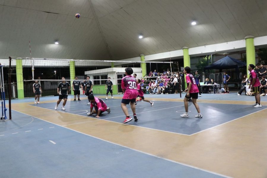 ภาพบรรยากาศการแข่งขันกีฬาวอลเลย์บอล