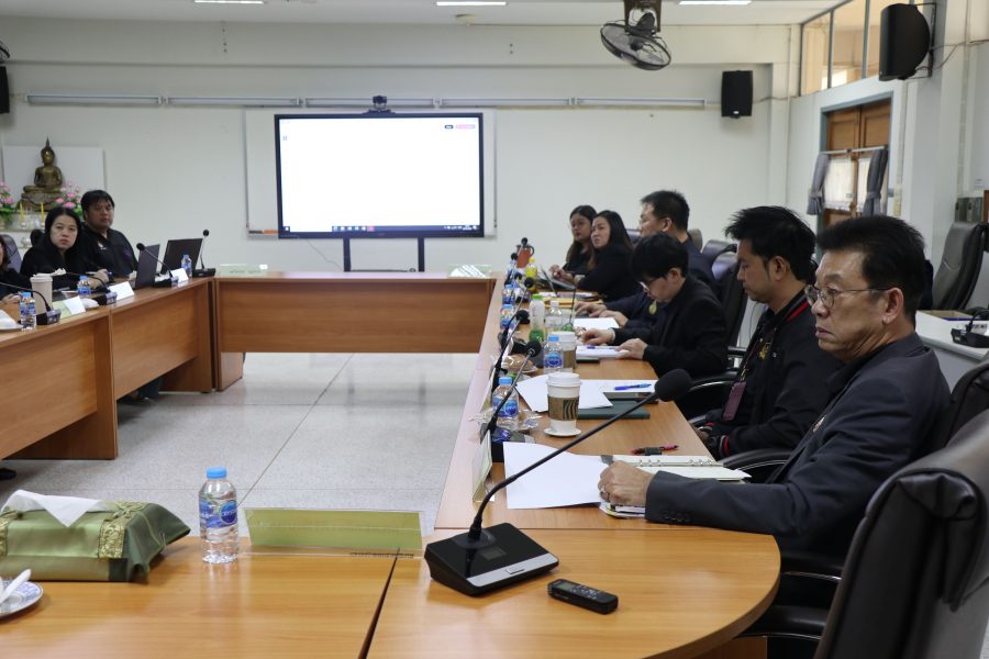 ประชุมคณะกรรมการบริหารคณะเทคโนโลยีการเกษตร มทร.ธัญบุรี ครั้งที่ 1/2569