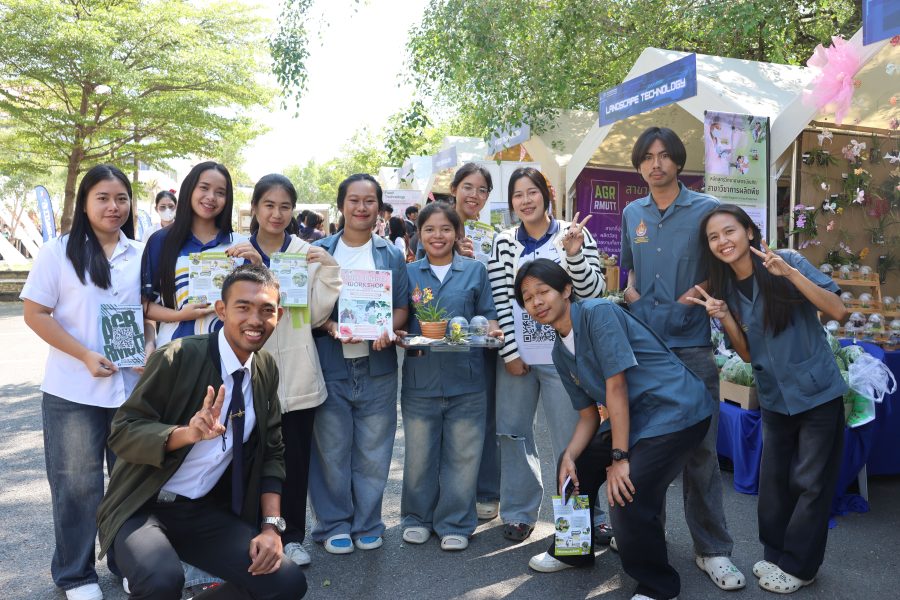 คณะเทคโนโลยีการเกษตร ร่วมจัดบูธ AgriTech Next Gen ในงาน RMUTT Open House 2026