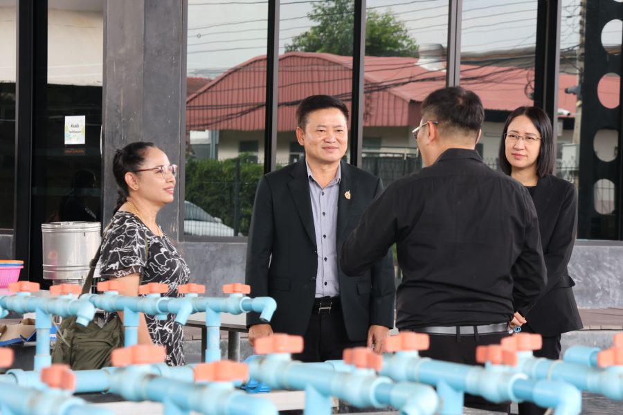 ทีมผู้บริหาร ธุรกิจเกษตรภัณฑ์ บริษัท เจริญโภคภัณฑ์อาหาร จำกัด (มหาชน) เครือ CP เยี่ยมชม ศึกษาดูงาน คณะเทคโนโลยีการเกษตร มทร.ธัญบุรี