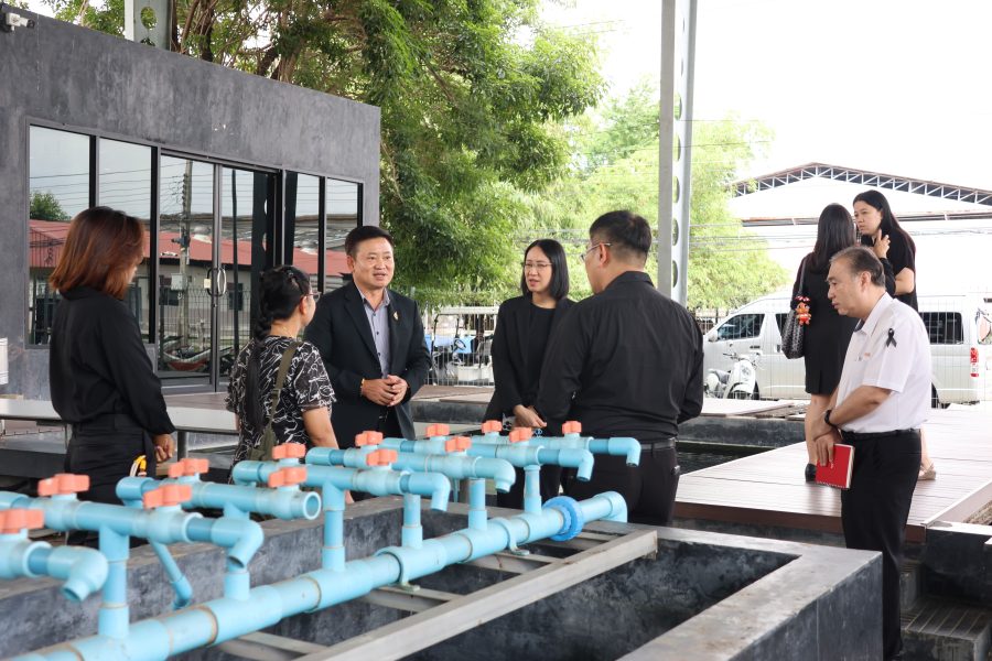 ทีมผู้บริหาร ธุรกิจเกษตรภัณฑ์ บริษัท เจริญโภคภัณฑ์อาหาร จำกัด (มหาชน) เครือ CP เยี่ยมชม ศึกษาดูงาน คณะเทคโนโลยีการเกษตร มทร.ธัญบุรี