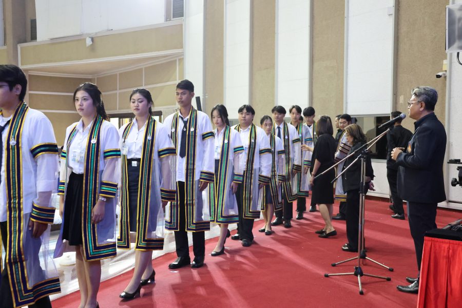 คณะเทคโนโลยีการเกษตร มทร.ธัญบุรี จัดซ้อมย่อยพิธีพระราชทานปริญญาบัตร ประจำปีการศึกษา ๒๕๖๗ เพื่อเตรียมความพร้อมให้แก่บัณฑิตก่อนเข้าร่วมพิธี