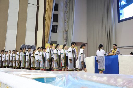 คณะเทคโนโลยีการเกษตร มทร.ธัญบุรี จัดซ้อมย่อยพิธีพระราชทานปริญญาบัตร ประจำปีการศึกษา ๒๕๖๗ เพื่อเตรียมความพร้อมให้แก่บัณฑิตก่อนเข้าร่วมพิธี