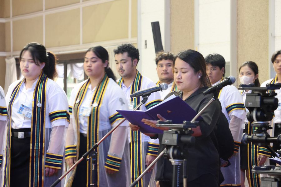 คณะเทคโนโลยีการเกษตร มทร.ธัญบุรี จัดซ้อมย่อยพิธีพระราชทานปริญญาบัตร ประจำปีการศึกษา ๒๕๖๗ เพื่อเตรียมความพร้อมให้แก่บัณฑิตก่อนเข้าร่วมพิธี
