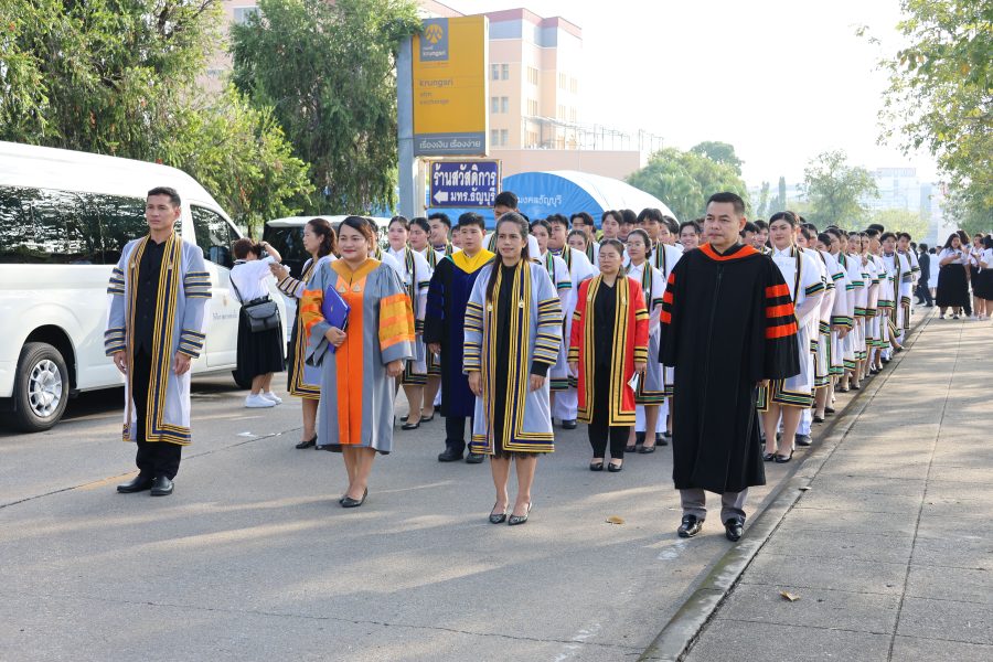คณะเทคโนโลยีการเกษตร มทร.ธัญบุรี ร่วมซ้อมใหญ่พิธีพระราชทานปริญญาบัตร ครั้งที่ 39 ประจำปีการศึกษา 2567