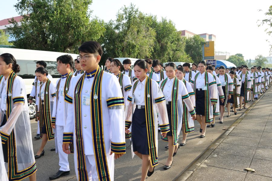 คณะเทคโนโลยีการเกษตร มทร.ธัญบุรี ร่วมซ้อมใหญ่พิธีพระราชทานปริญญาบัตร ครั้งที่ 39 ประจำปีการศึกษา 2567
