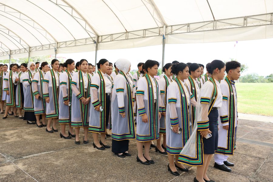คณะเทคโนโลยีการเกษตร มทร.ธัญบุรี ร่วมซ้อมใหญ่พิธีพระราชทานปริญญาบัตร ครั้งที่ 39 ประจำปีการศึกษา 2567