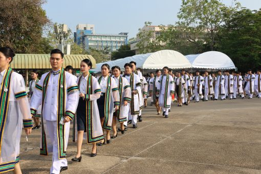 บัณฑิตคณะเทคโนโลยีการเกษตร มทร.ธัญบุรี เข้าร่วมพิธีพระราชทานปริญญาบัตร ครั้งที่ 39 ประจำปีการศึกษา 2567
