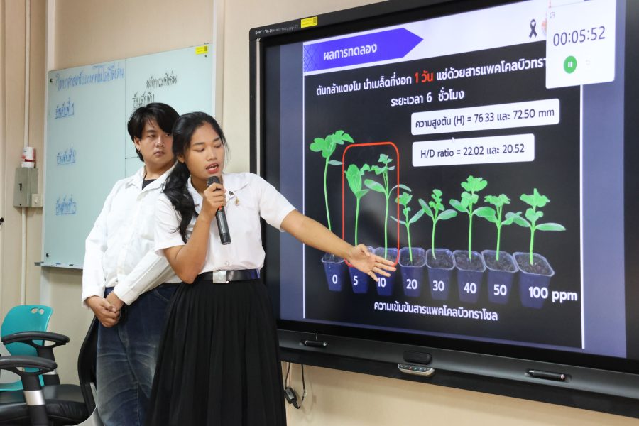 นักศึกษาคณะเทคโนโลยีการเกษตร เข้าร่วมโครงการประกวดสหกิจศึกษาดีเด่น ระดับคณะ ประจำปีการศึกษา 2568