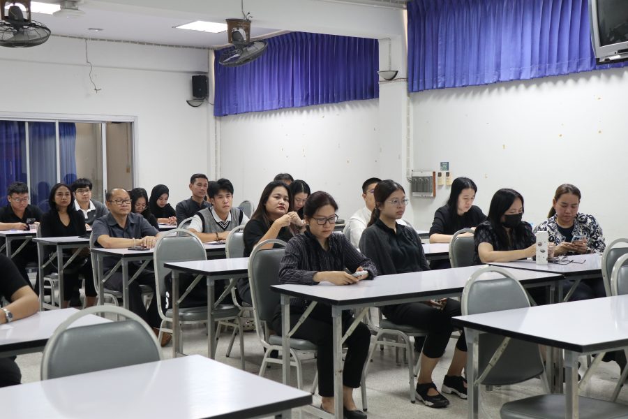 คณะเทคโนโลยีการเกษตร มทร.ธัญบุรี จัดประชุมคณาจารย์และบุคลากร เตรียมความพร้อมเปิดภาคเรียน 2/2569