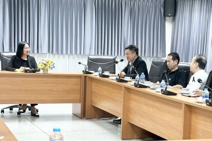 ทีมผู้บริหาร ธุรกิจเกษตรภัณฑ์ บริษัท เจริญโภคภัณฑ์อาหาร จำกัด (มหาชน) เครือ CP เยี่ยมชม ศึกษาดูงาน คณะเทคโนโลยีการเกษตร มทร.ธัญบุรี