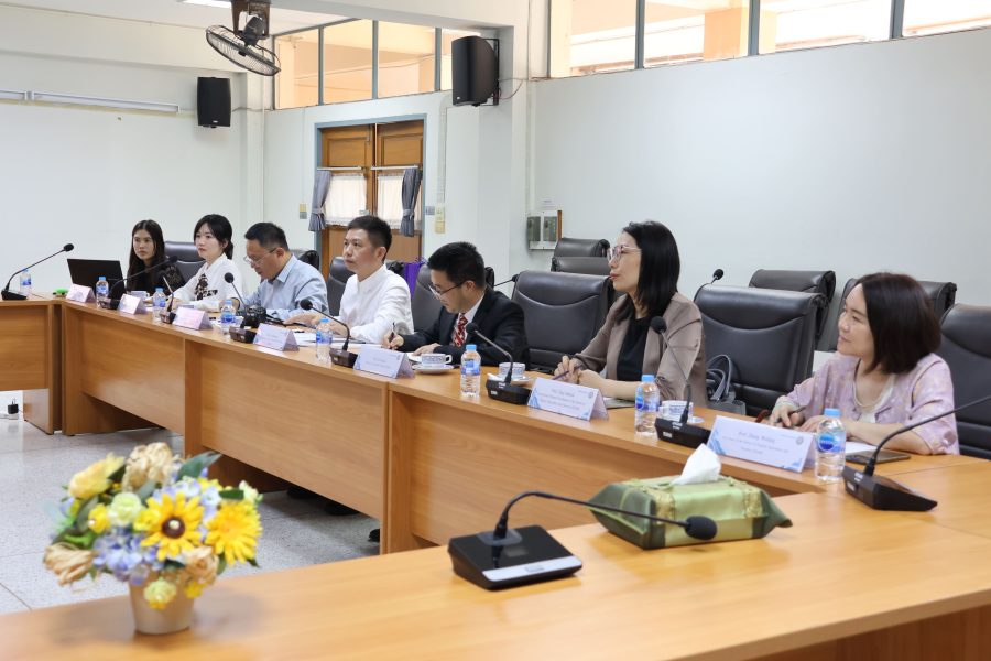 คณะเทคโนโลยีการเกษตร มทร.ธัญบุรี หารือความร่วมมือทางวิชาการกับ Guangdong AIB Polytechnic สาธารณรัฐประชาชนจีน