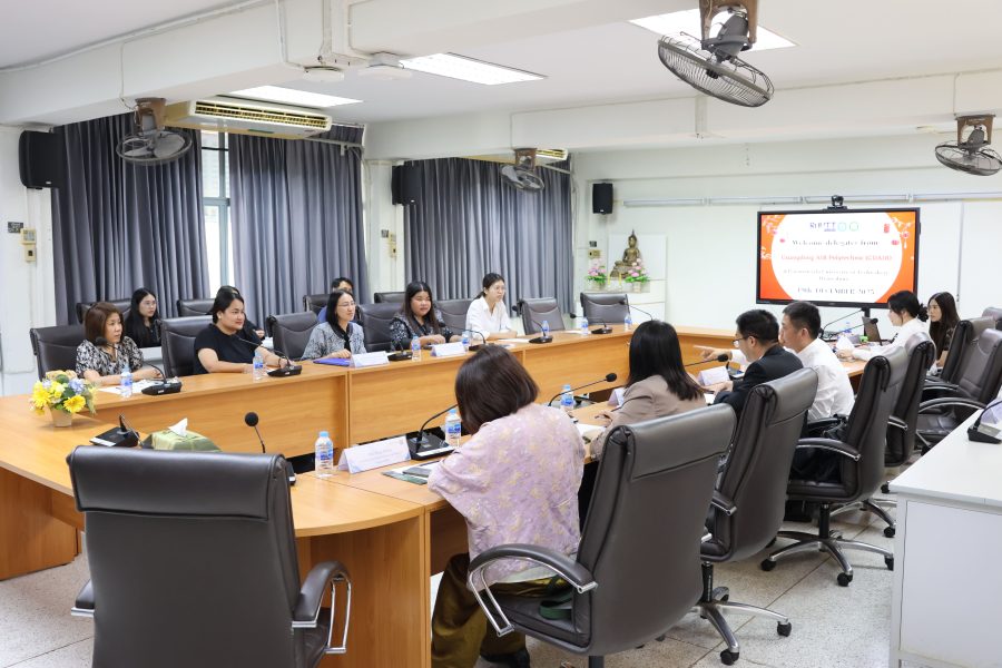 คณะเทคโนโลยีการเกษตร มทร.ธัญบุรี หารือความร่วมมือทางวิชาการกับ Guangdong AIB Polytechnic สาธารณรัฐประชาชนจีน