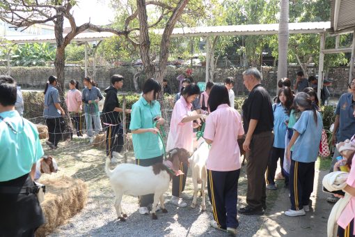 สาขาสัตวศาสตร์ มทร.ธัญบุรี ร่วมกิจกรรมวันเด็ก 2569 จัดแสดงแพะ แนะแนวการศึกษา ณ โรงเรียนสายปัญญารังสิต