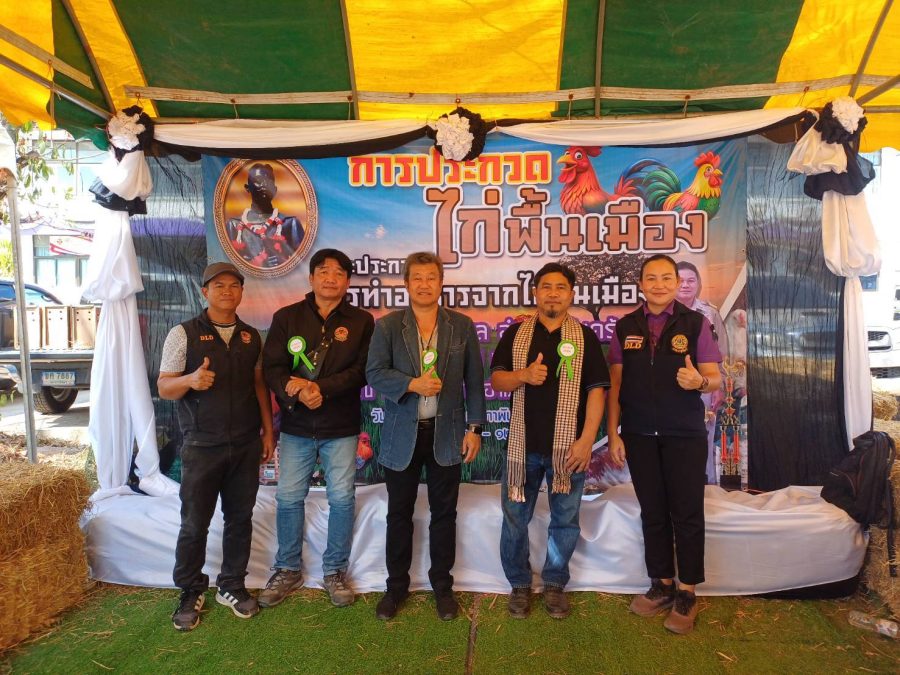 อาจารย์และนักศึกษาคณะเทคโนโลยีการเกษตร มทร.ธัญบุรี ร่วมเป็นกรรมการและผู้ช่วยตัดสินการประกวดไก่พื้นเมือง งานเจ้าพ่อพญาแล 2569