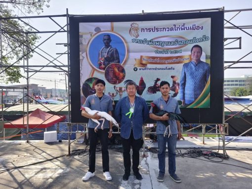 อาจารย์และนักศึกษาคณะเทคโนโลยีการเกษตร มทร.ธัญบุรี ร่วมเป็นกรรมการและผู้ช่วยตัดสินการประกวดไก่พื้นเมือง งานเจ้าพ่อพญาแล 2569