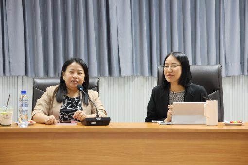 คณะเทคโนโลยีการเกษตร มหาวิทยาลัยเทคโนโลยีราชมงคลธัญบุรี ให้การต้อนรับผู้บริหาร คณาจารย์ และบุคลากรจากคณะเทคโนโลยีการเกษตรและอุตสาหกรรมการเกษตร มหาวิทยาลัยเทคโนโลยีราชมงคลสุวรรณภูมิ ศูนย์พระนครศรีอยุธยา (หันตรา) แลกเปลี่ยนองค์ความรู้งานประกันคุณภาพการศึกษา