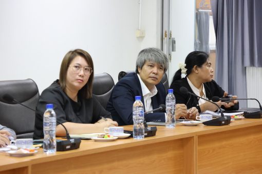 คณะเทคโนโลยีการเกษตร มหาวิทยาลัยเทคโนโลยีราชมงคลธัญบุรี ให้การต้อนรับผู้บริหาร คณาจารย์ และบุคลากรจากคณะเทคโนโลยีการเกษตรและอุตสาหกรรมการเกษตร มหาวิทยาลัยเทคโนโลยีราชมงคลสุวรรณภูมิ ศูนย์พระนครศรีอยุธยา (หันตรา) แลกเปลี่ยนองค์ความรู้งานประกันคุณภาพการศึกษา