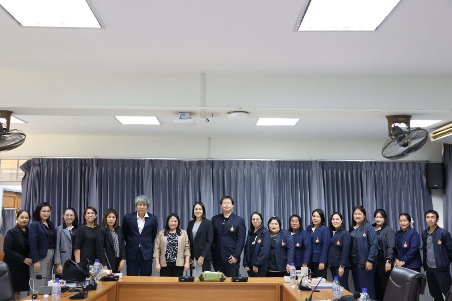 คณะเทคโนโลยีการเกษตร มหาวิทยาลัยเทคโนโลยีราชมงคลธัญบุรี ให้การต้อนรับผู้บริหาร คณาจารย์ และบุคลากรจากคณะเทคโนโลยีการเกษตรและอุตสาหกรรมการเกษตร มหาวิทยาลัยเทคโนโลยีราชมงคลสุวรรณภูมิ ศูนย์พระนครศรีอยุธยา (หันตรา) แลกเปลี่ยนองค์ความรู้งานประกันคุณภาพการศึกษา