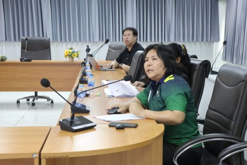 คณะเทคโนโลยีการเกษตร มทร.ธัญบุรี จัดประชุมคณะกรรมการคัดเลือกบุคลากร 2 ราย เพื่อเข้ารับการประเมินเข้าสู่ตำแหน่งที่สูงขึ้น