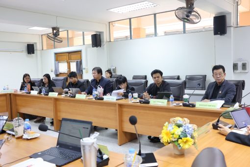 ประชุมคณะกรรมการประจำคณะเทคโนโลยีการเกษตร มหาวิทยาลัยเทคโนโลยีราชมงคลธัญบุรี ครั้งที่ 5/2569 เดินหน้าขับเคลื่อนพันธกิจ สอดรับยุทธศาสตร์มหาวิทยาลัย