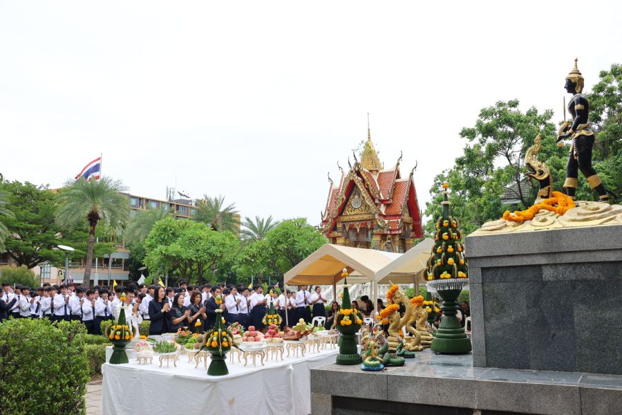 คณะเทคโนโลยีการเกษตร มทร.ธัญบุรี จัดพิธีบวงสรวงองค์พ่อพระพิรุณทรงนาค เสริมสิริมงคลรับปีการศึกษาใหม่ 2569