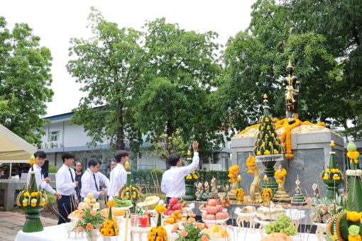 คณะเทคโนโลยีการเกษตร มทร.ธัญบุรี จัดพิธีบวงสรวงองค์พ่อพระพิรุณทรงนาค เสริมสิริมงคลรับปีการศึกษาใหม่ 2569