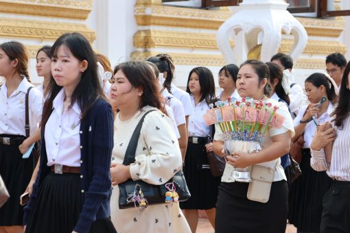 คณะเทคโนโลยีการเกษตร มทร.ธัญบุรี ร่วมพิธีถวายเทียนพรรษา ประจำปี 2569 สืบสานพระพุทธศาสนาและส่งเสริมคุณธรรมจริยธรรม