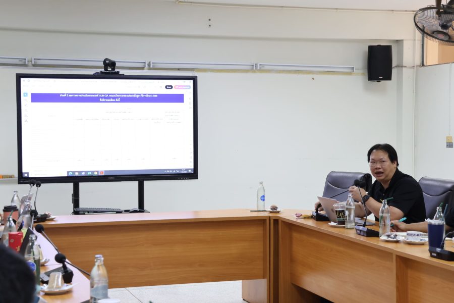 ประชุมคณะกรรมการบริหารคณะเทคโนโลยีการเกษตร มหาวิทยาลัยเทคโนโลยีราชมงคลธัญบุรี ครั้งที่ 8/2569 ประจำเดือนสิงหาคม
