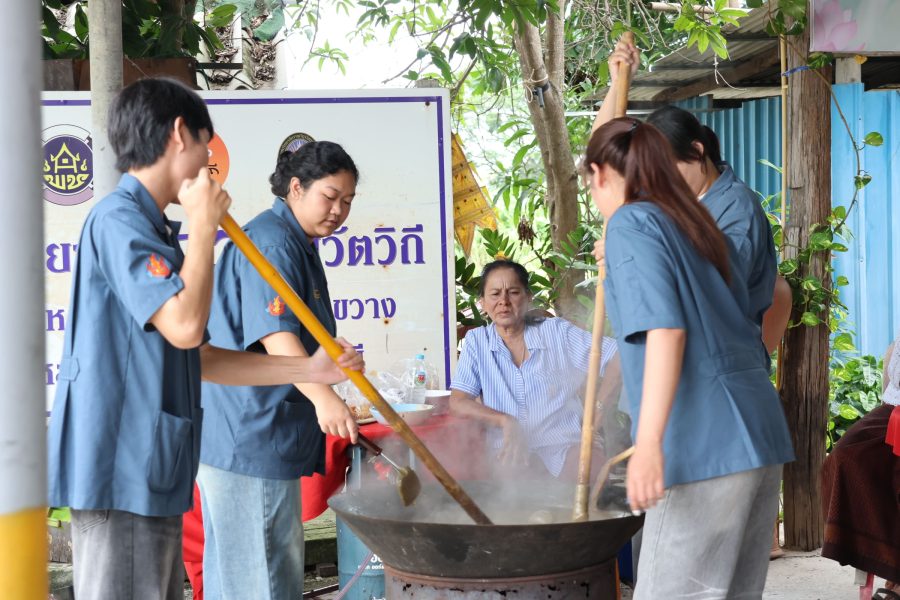 คณะเทคโนโลยีการเกษตร มทร.ธัญบุรี สืบสานภูมิปัญญา ”กะละแมชาวมอญ” เรียนรู้วิถีชุมชน สู่การยกระดับอัตลักษณ์และเพิ่มมูลค่าผลิตภัณฑ์