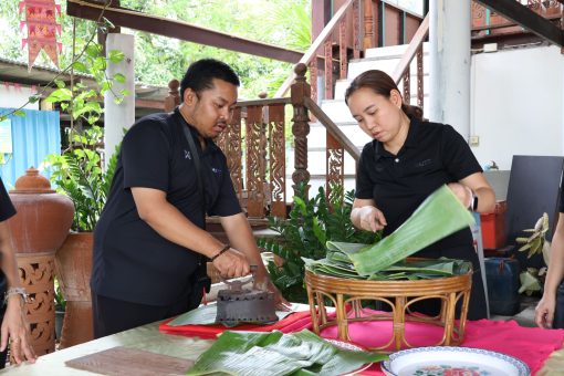 คณะเทคโนโลยีการเกษตร มทร.ธัญบุรี สืบสานภูมิปัญญา ”กะละแมชาวมอญ” เรียนรู้วิถีชุมชน สู่การยกระดับอัตลักษณ์และเพิ่มมูลค่าผลิตภัณฑ์