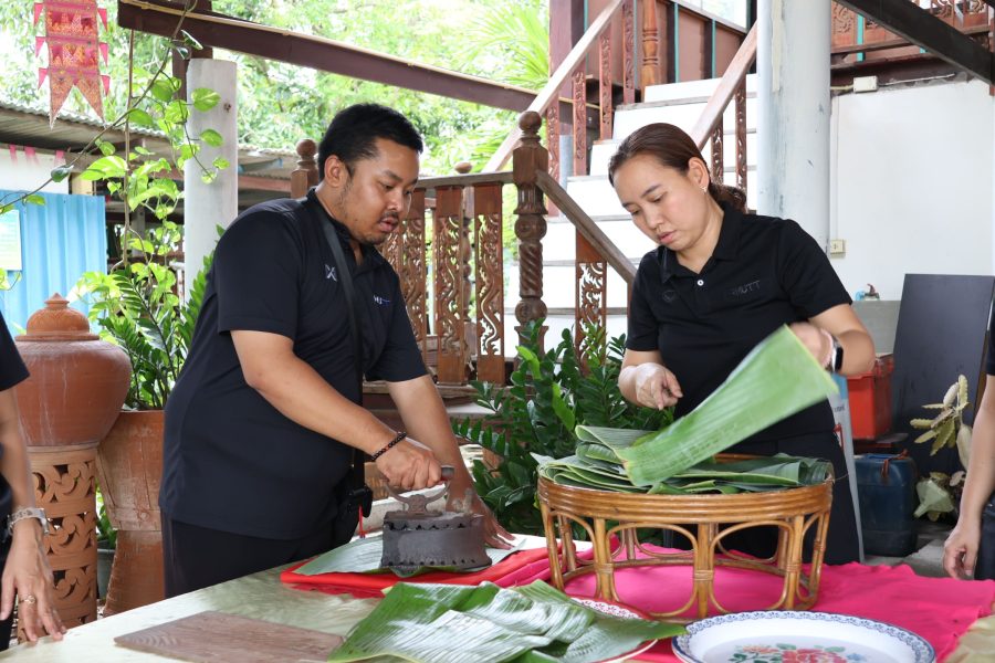 คณะเทคโนโลยีการเกษตร มทร.ธัญบุรี สืบสานภูมิปัญญา ”กะละแมชาวมอญ” เรียนรู้วิถีชุมชน สู่การยกระดับอัตลักษณ์และเพิ่มมูลค่าผลิตภัณฑ์
