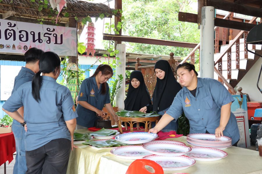 คณะเทคโนโลยีการเกษตร มทร.ธัญบุรี สืบสานภูมิปัญญา ”กะละแมชาวมอญ” เรียนรู้วิถีชุมชน สู่การยกระดับอัตลักษณ์และเพิ่มมูลค่าผลิตภัณฑ์