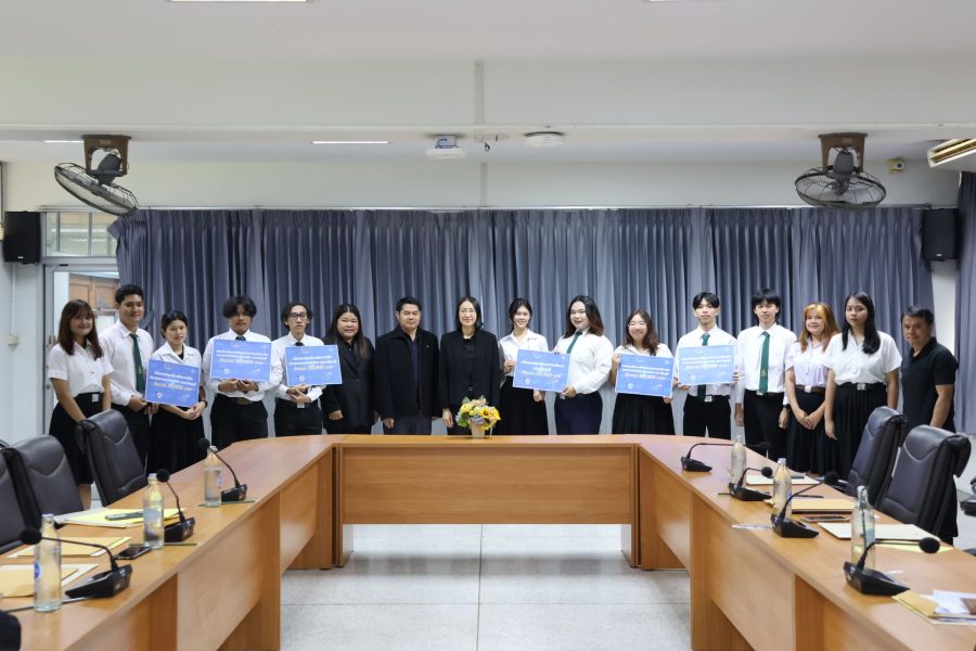 คณะเทคโนโลยีการเกษตร มทร.ธัญบุรี ปฐมนิเทศและมอบทุนการศึกษา เตรียมความพร้อมนักศึกษาเดินทางศึกษาต่อ ณ Tianjin Agricultural University ประเทศจีน