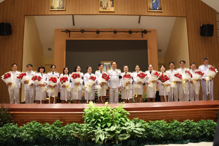 คณะเทคโนโลยีการเกษตร มทร.ธัญบุรี ร่วมพิธีรับพระราชทานเครื่องราชอิสริยาภรณ์ ชั้นสายสะพาย ประจำปี 2568