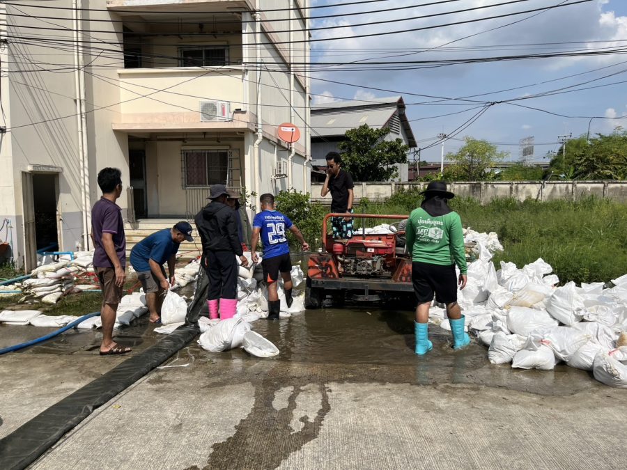 คณะเทคโนโลยีการเกษตร มทร.ธัญบุรี ผนึกกำลังเตรียมพร้อมรับมืออุทกภัยในพื้นที่ศูนย์รังสิต